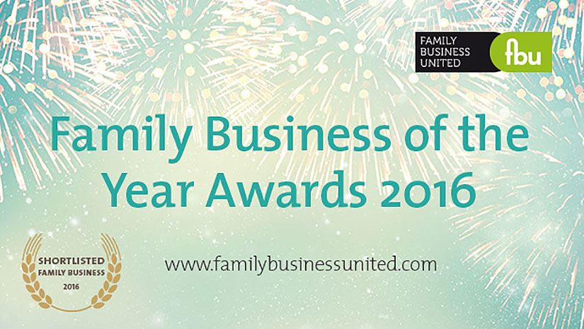 Adcock Shortlisted For Family Business Of The Year Award 2016!
