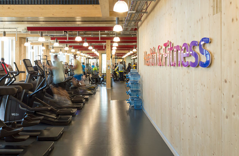 Inside the Health and Fitness Centre