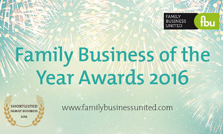 Adcock Shortlisted For Family Business Of The Year Award 2016!