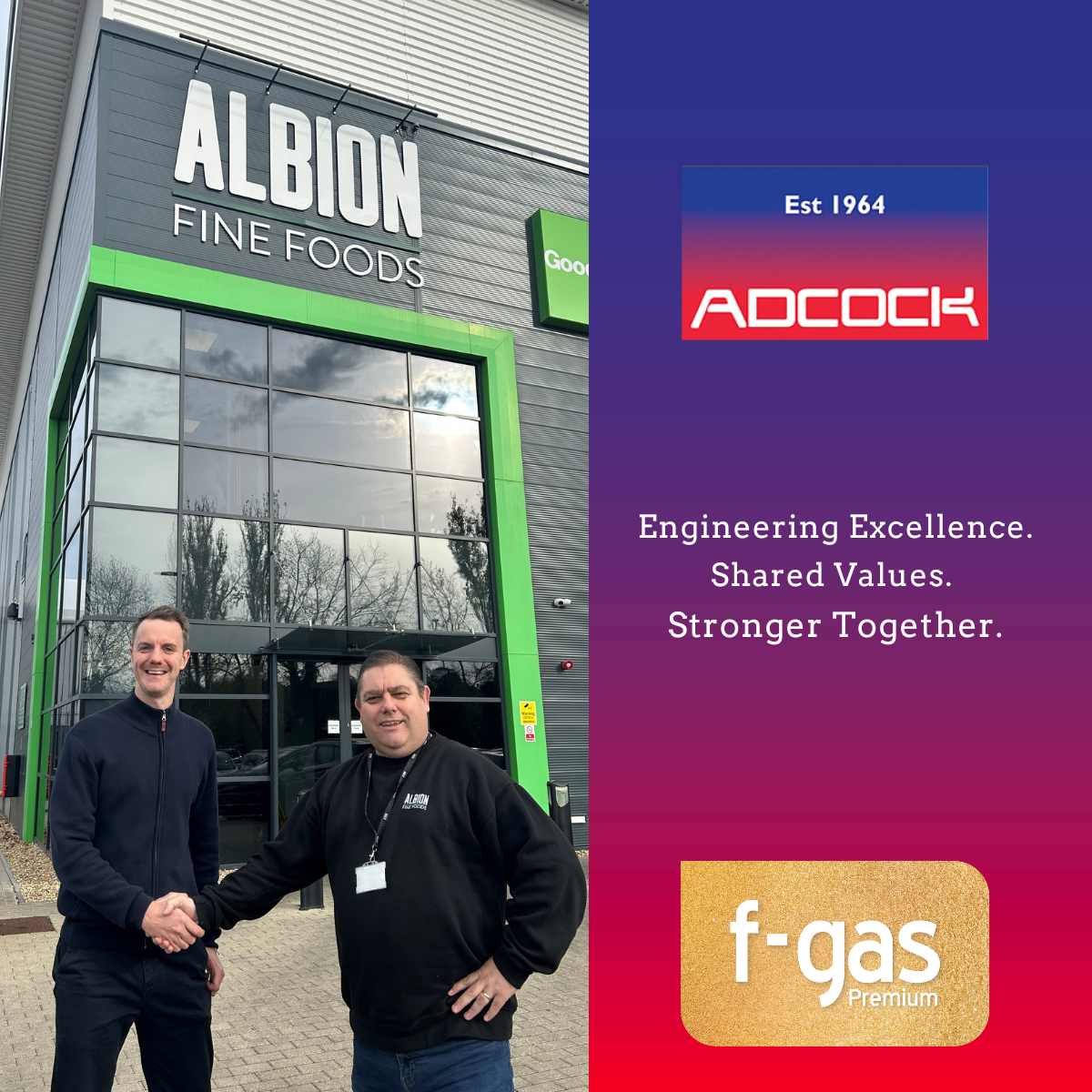 Collaborating for Quality: Adcock and Albion Fine Foods Extend Their Partnership