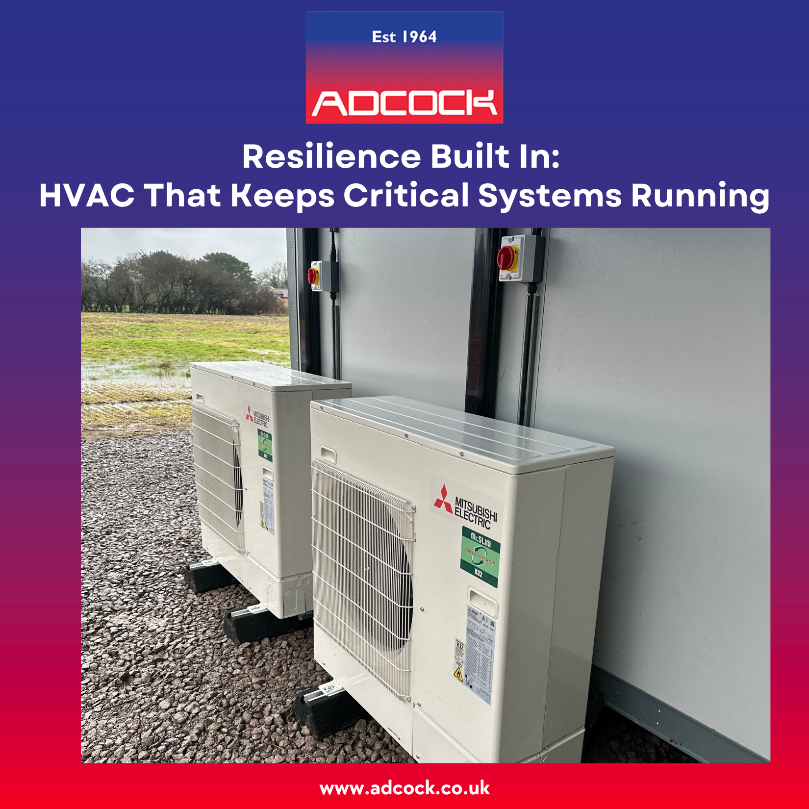 Built for Uptime: Adcock Delivers N+1 HVAC Solution for Reading Law Firm